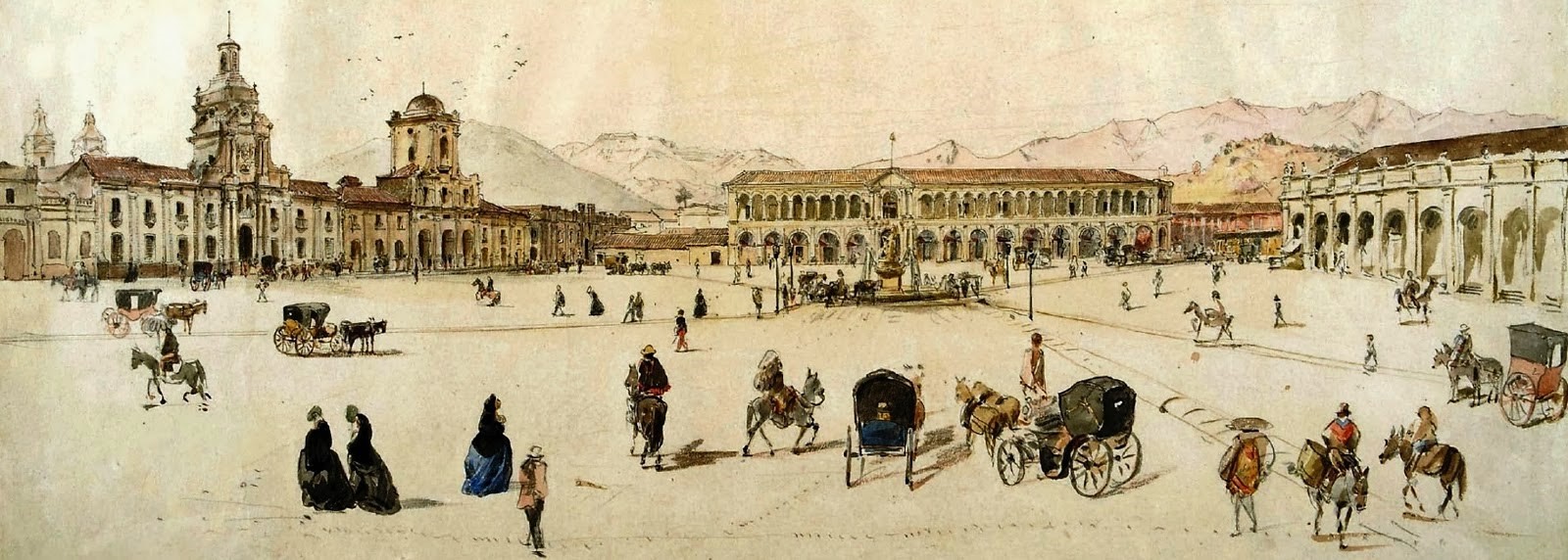 Plaza de Armas de Santiago