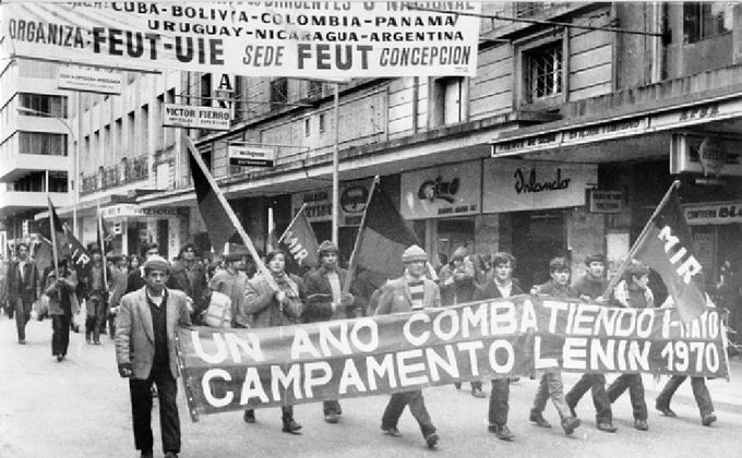Protestas de izquierdas en Chile
